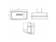 Waga magazynowa z legalizacją dwuzakresowa DIGI DS-560 (GA) do 150kg