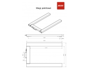 Waga przemysłowa paletowa nierdzewna AXIS 4BA300PAN