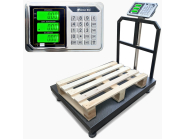 Waga magazynowa z oparciem DY-E-L do 600kg/200g 60x80cm  bez legalizacji